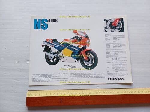 Honda NS 400 R 1985 depliant originale italiano