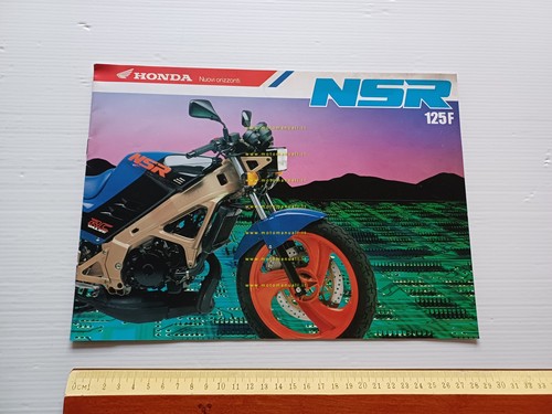 Honda NSR 125 F 1988 depliant ITALIANO originale