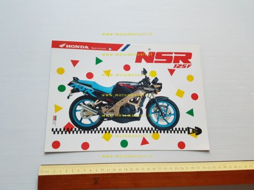 Honda NSR 125 F 1991 depliant italiano originale