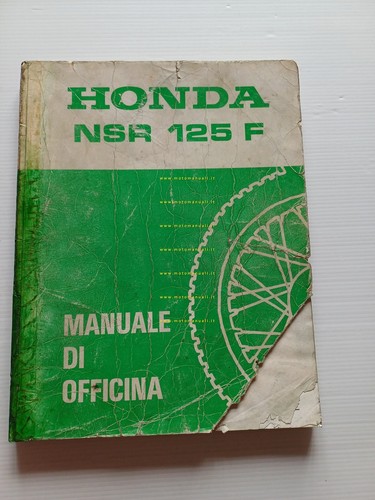 HONDA NSR 125 F1989 manuale officina ITALIANO originale