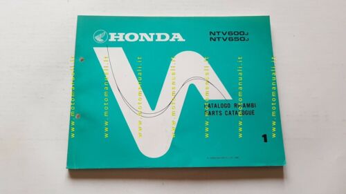 HONDA NTV 600-650 Revere 1988 catalogo ricambi ORIGINALE Spare Parts …