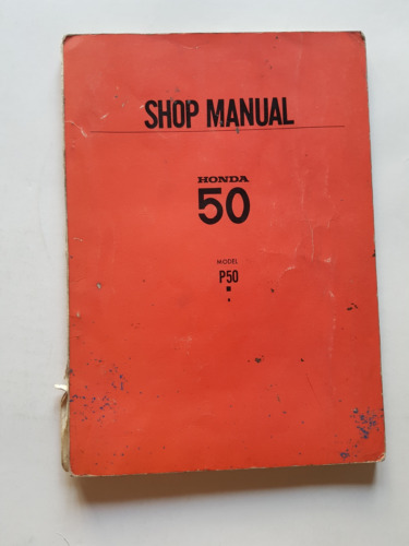 Honda P 50 1967 manuale officina originale workshop service manual