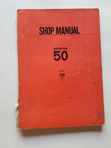 Honda P 50 1967 manuale officina originale workshop service manual