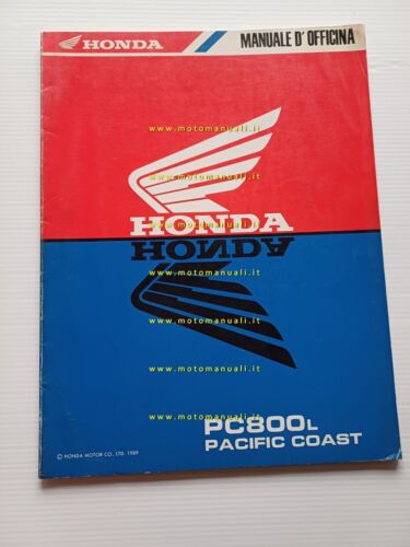 Honda Pacific Coast PC 800 VARIANTI 1989-90 manuale officina ITALIANO …