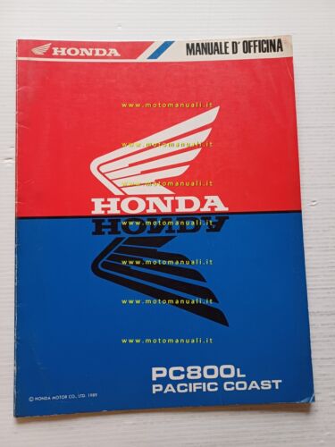 Honda Pacific Coast PC 800 VARIANTI 1989 manuale officina ITALIANO …