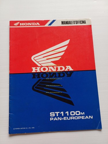 Honda Pan European ST 1100 VARIANTI 1990 manuale officina ITALIANO …