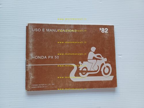 Honda PX 50 1982 manuale uso manutenzione libretto istruzioni originale …
