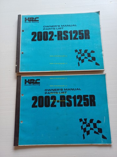 Honda RS 125 R GP 2002 manuale uso -officina -catalogo …