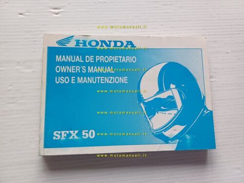 Honda SFX 50 1995 manuale uso manutenzione italiano originale