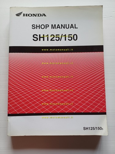 HONDA SH 125 150 2005 manuale officina ITALIANO originale