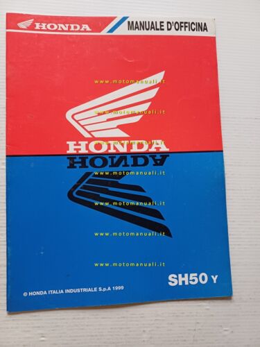 Honda SH 50 VARIANTI 1999 manuale officina ITALIANO originale