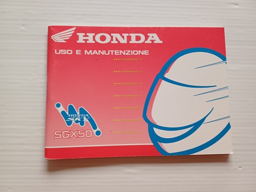 Honda Sky SGX 50 1997 manuale uso manutenzione libretto originale …