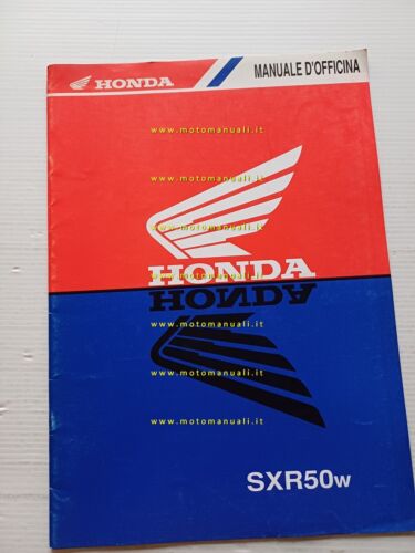 Honda SXR 50 VARIANTI manuale officina ITALIANO originale