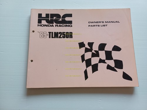 Honda TLM 250 R 1989 manuale uso - officina - …