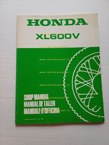 Honda Transalp XL 600 V VARIANTI 1990 manuale officina ITALIANO …