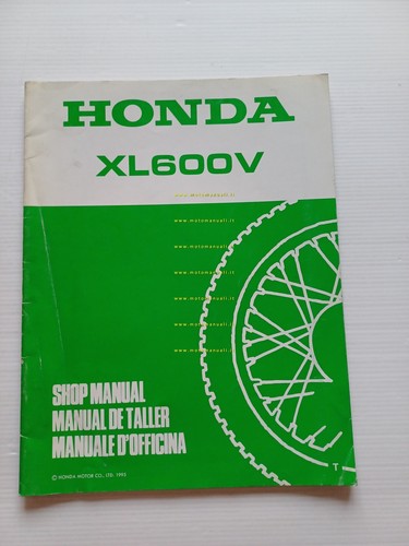 Honda Transalp XL 600 V VARIANTI 1995 manuale officina ITALIANO …