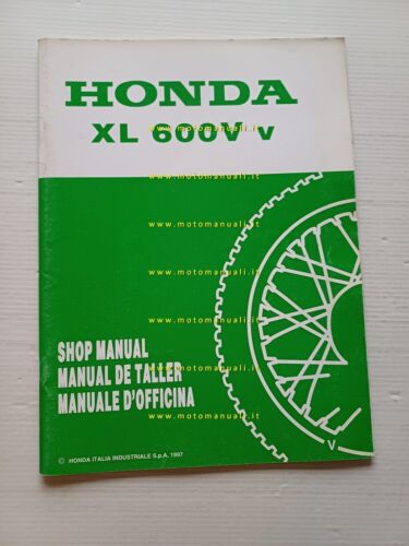 Honda Transalp XL 600 V VARIANTI 1997 manuale officina ITALIANO …