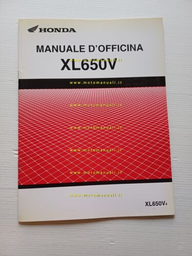 Honda Transalp XL 650 V VARIANTI 2003-4 manuale officina ITALIANO …