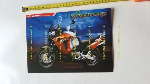 Honda Varadero 1000 1998 depliant ITALIANO originale brochure