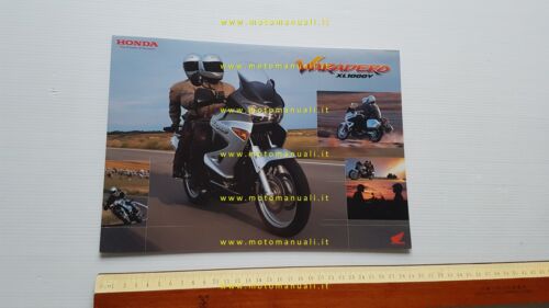 Honda Varadero XL 1000 V 2002 depliant italiano originale