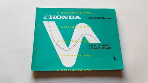 HONDA VF 1000 R (E-F-G) 1985 catalogo ricambi ORIGINALE Spare …