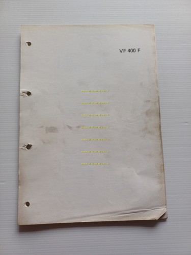 Honda VF 400 F scheda informazioni tecniche manuale officina italiano …