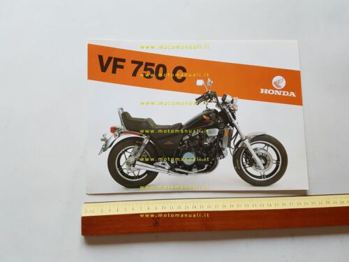 Honda VF 750 C Custom 1983 depliant ITALIANO originale