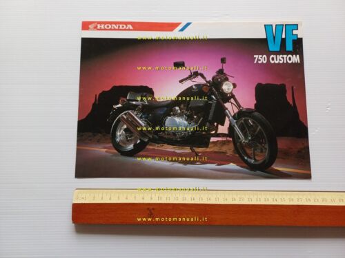 Honda VF 750 Custom 1987 depliant italiano originale