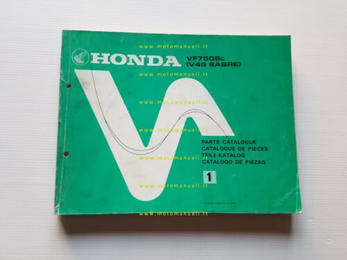 Honda VF 750 S - V45 SABRE 1982 catalogo ricambi …