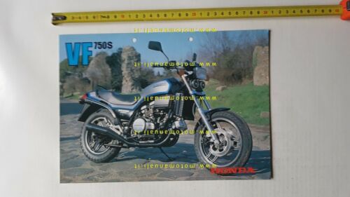 Honda VF 750 S 1985 depliant ITALIANO originale brochure