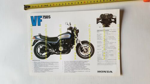 Honda VF 750 S depliant ITALIANO originale brochure