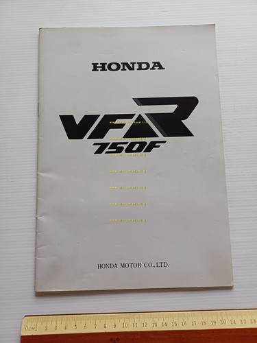 Honda VFR 750 F 1985 presentazione stampa depliant ITALIANO originale