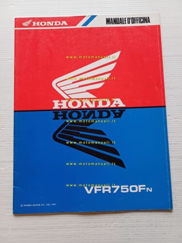 Honda VFR 750 F VARIANTI 1991 manuale officina ITALIANO originale