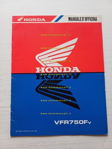 Honda VFR 750 F VARIANTI 1996 manuale officina ITALIANO originale