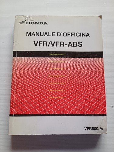 HONDA VFR 800 - VFR 800 ABS 2001-02 manuale officina …