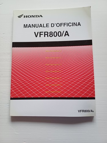 HONDA VFR 800 A 2005 AGGIORNAMENTO manuale officina italliano originale