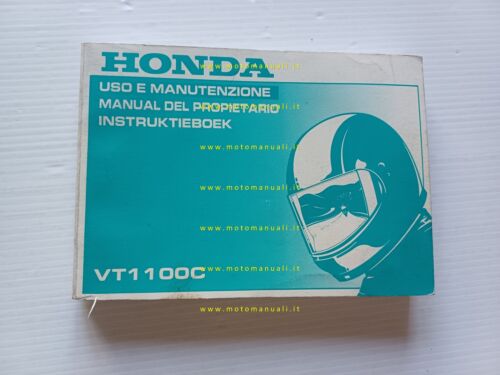 Honda VT 1100 C 1993 Manuale Uso Manutenzione ITALIANO originale