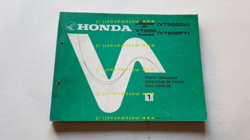 HONDA VT 500 C - Ascot 1983 catalogo ricambi ORIGINALE …