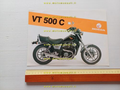 Honda VT 500 C 1983 depliant ITALIANO originale brochure
