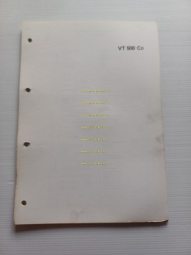 Honda VT 500 C scheda informazioni tecniche manuale officina italiano …