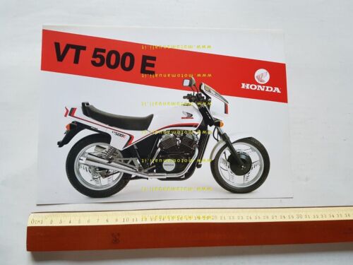 Honda VT 500 E 1985 depliant ITALIANO originale brochure