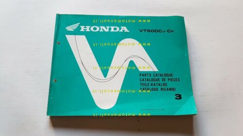 HONDA VT 600 C 1988 catalogo ricambi ORIGINALE Spare Parts …