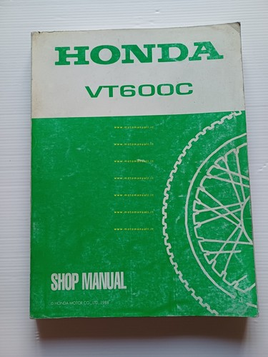 HONDA VT 600 C 1988 manuale officina inglese originale