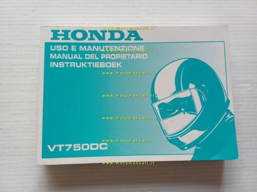 Honda VT 750 C Shadow 2000 manuale uso manutenzione libretto …