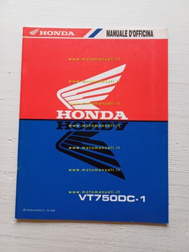 Honda VT 750 C1 VARIANTI 2000 manuale officina ITALIANO originale