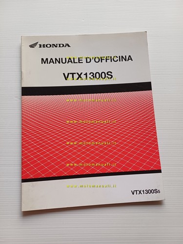 Honda VTX 1300 S VARIANTI 2004 manuale officina ITALIANO originale
