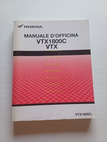 HONDA VTX 1800 C - VTX 2001-02 manuale officina ITALIANO …