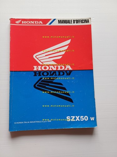 HONDA X8R 50 (SZX 50) scooter 1998 manuale officina ITALIANO …