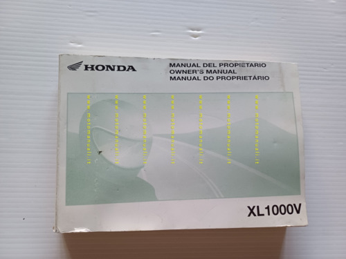 Honda XL 1000 V Varadero 2002-3 manuale uso libretto istruzioni …