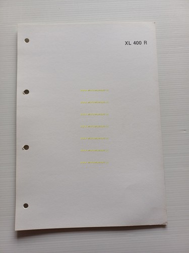 Honda XL 400 R scheda informazioni tecniche manuale officina italiano …